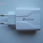 Solma SL-68 3 portos USB hálózati töltő adapter 100-240V 50-60Hz 0.3A DC5.0V 1A Max. ÚJ! fotó