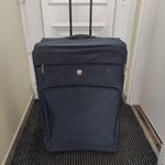 Samsonite sötétkék gurulós bőrönd 49x29x75 cm fotó