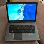 HP ZBook 17" laptop fotó