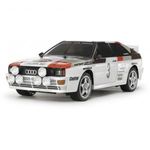 Tamiya 1: 10 RC modellautó Elektro Közúti modell Audi Quattro Rally Brushed 4WD építőkészlet TT-02 fotó