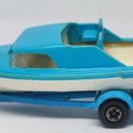 Matchbox No9 Cruiser Boat & Trailer fotó