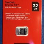 Sandisk cruser fit USB pendrive, 2.0 32GB fit, azaz rövid méret! fotó