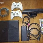 XBOX 360 E 250 Gb + Kinect szenzor + 2 db kontroller fotó