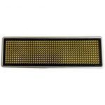 LED-es névtábla Narancs 44 x 11 Pixel (Sz x Ma x Mé) 93 x 30 x 6 mm 125912 fotó