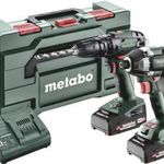 Metabo Combo-Set SB 18 + SSD 18 LT 200 BL -Akkus ütvefúró-csavarozó, Akkus ütvecsavarozó akkuval, ... fotó