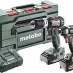 Metabo BSLBL+SSD200LTBL -Akkus ütvefúró-csavarozó, Akkus ütvecsavarozó akkuval, Töltővel fotó