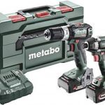 Metabo BSLBL+SSD200LTBL Akkus ütvefúró-csavarozó, Akkus ütvecsavarozó akkuval, Töltővel fotó