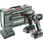 Metabo BS+SSD200LTBL 685193000 Akkus fúrócsavarozó, Akkus ütvecsavarozó 18 V 2 Ah Lítiumion akkuv... fotó