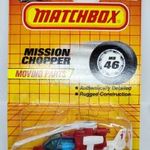 Matchbox MB46 Mission Chopper "SHERIFF" helikopter bontatlan bliszterben fotó