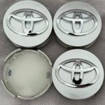 Új 4db Toyota 62mm Felni Alufelni Kupak Közép Felnikupak Felniközép Porvédő Ezüst fotó