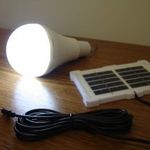 mini 5V napelem panel solar panel USB - ről tölthető akkus izzóval kemping lámpa fotó