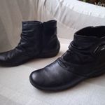 Clarks fekete bőr bokacsizma, 39/40-es fotó