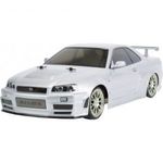 Tamiya 1: 10 RC modellautó Elektro Közúti modell Nismo R34 GT-R Z-Tune Brushed 4WD építőkészlet TT... fotó