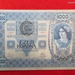 1000 KORONA 1902 ROMÁNIA FELÜBÉLYEGZÉSSEL ! nsz- fotó