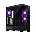 Phanteks Phanteks XT View Tempered Glass Windows, D-RGB - schwarz Midi torony Gaming doboz, Ház, ... fotó