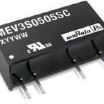 DC/DC átalakító, be: 5 V/DC ki: 12 V/DC 250 mA 3 W, Murata Power Solutions MEV3S0512SC fotó