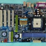 Gigabyte GA-K8VT800 socket 754-es kifogástalan alaplap. fotó