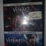 Venom 1-2. (2 UHD + 2 BD) új bontatlan - 2 filmes gyűjtemény fotó