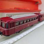 A337 H0 1: 87 Fleischmann 2 részes motoros DB VT 98 malactaxi– kétoldali váltakozó menetfénnyel fotó