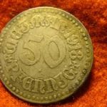 Weimar zinc 50 pfennig fotó