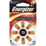 ZA13 hallókészülék elem, cink-levegő, 1, 4V, 280 mAh, 8 db, Energizer ZA13, PR48 fotó