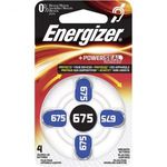 ZA675 hallókészülék elem, cink-levegő, 1, 4V, 635 mAh, 4 db, Energizer ZA675, PR44 fotó