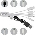 Eaxus 4260183015390 5in1 USB 2.0 töltőkábel mini, mikro USB csatlakozóval, C típus, 8 tűs, csatla... fotó