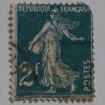 1920 Semeuse szilárd háttér 25 c - Francia centime fotó