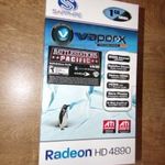 Sapphire Radeon HD4890 Vapor-X 1GB GDDR5 PCI-E videókártya dobozos fotó