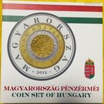 2012 Magyarország pénzérméi forgalmi sor fotó