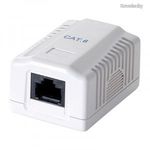 Logilink Cat.6 surface mounted box 1 x RJ45 UTP White NP0071 fotó