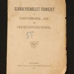 Szabályrendelet - szarvasmarha és sertéstenyésztésről 1906 fotó