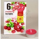 ÁFONYA Teamécses illatgyertya A6 6db-os (CRANBERRY) fotó