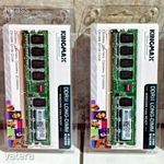 2x1Gb Kingmax Dual Channel Made in Taiwan DDR2 RAM 1066Mhz 240pin ( AMD & Intel ) fotó