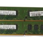 Samsung 4GB (2x2GB) DDR2 800MHz memória fotó