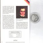 Németország ezüst 10 Deutsche Mark 2001 J - PP proof - Lortzing - Ag.925 - 15, 5 g - tanusítvánnyal fotó