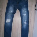 DENIM rugalmas szaggatott világos farmer L28 / 32 fotó