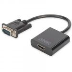 Adapter VGA > HDMI (ST-BU) DIGITUS 15cm Black (DA-70473) fotó