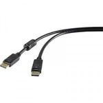 DisplayPort kábel [1x DisplayPort dugó - 1x DisplayPort dugó] 3 m fekete 3840 x 2160 pixel renkfo... fotó