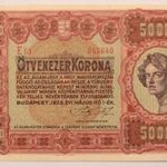 50000 korona 1923 XF+ fotó