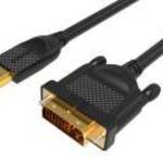 VCOM kábel HDMI-DVI 3m (HDMI M--DVI24+1m 1080P) (CG484G-3) fotó