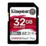 KINGSTON 32GB Canvas React Plus SDHC fotó