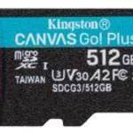 KINGSTON 512GB microSDXC Canvas Go Plus fotó