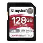 KINGSTON 128GB Canvas React Plus SDXC fotó