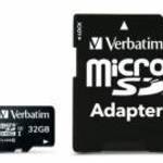 Verbatim Pro 32GB Class10 UHS-I microSDHC memóriakártya + adapter - VERBATIM fotó