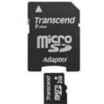 Transcend 2GB MicroSD memóriakártya + adapter fotó