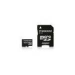 Transcend 16GB MicroSDHC Class 10 memóriakártya + adapter fotó