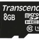 Transcend 8GB MicroSDHC 600x memóriakártya fotó