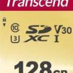 Transcend 128GB SDXC Class 10 UHS-I U3 memóriakártya fotó