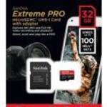 SanDisk EXTREME PRO microSDHC 32GB 100/90 MB/s UHS-I memóriakártya adapterrel fotó